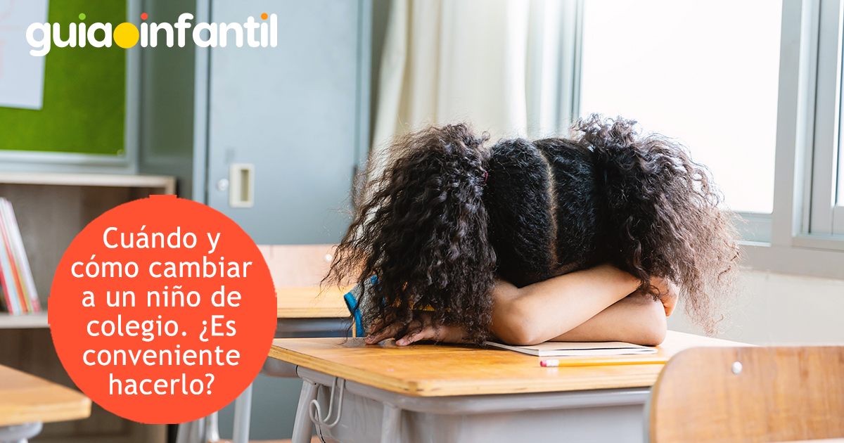 ¿Cuándo cambiar al niño de cole?