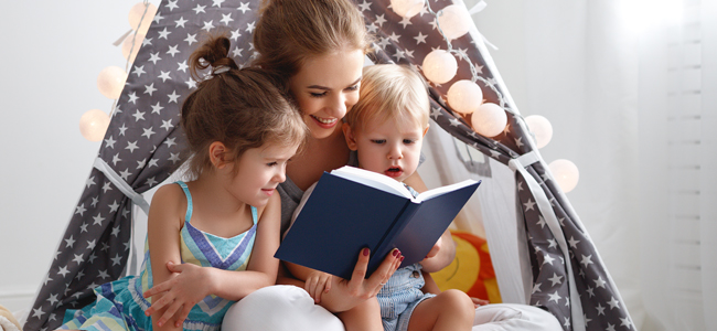 Leer cuentos cortos con los niños