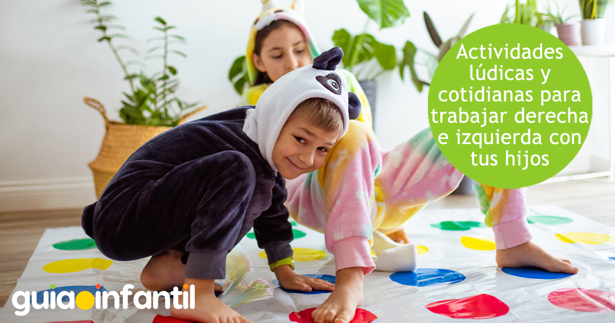 Actividades de derecha e izquierda para niños