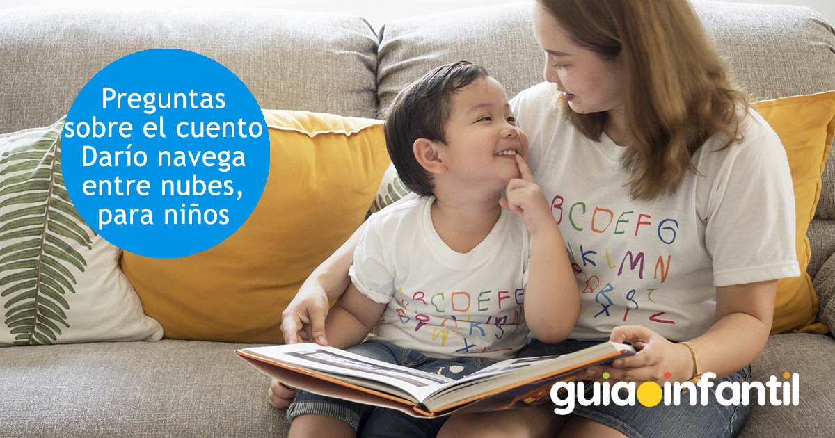 preguntas para niños sobre Darío navega entre nubes