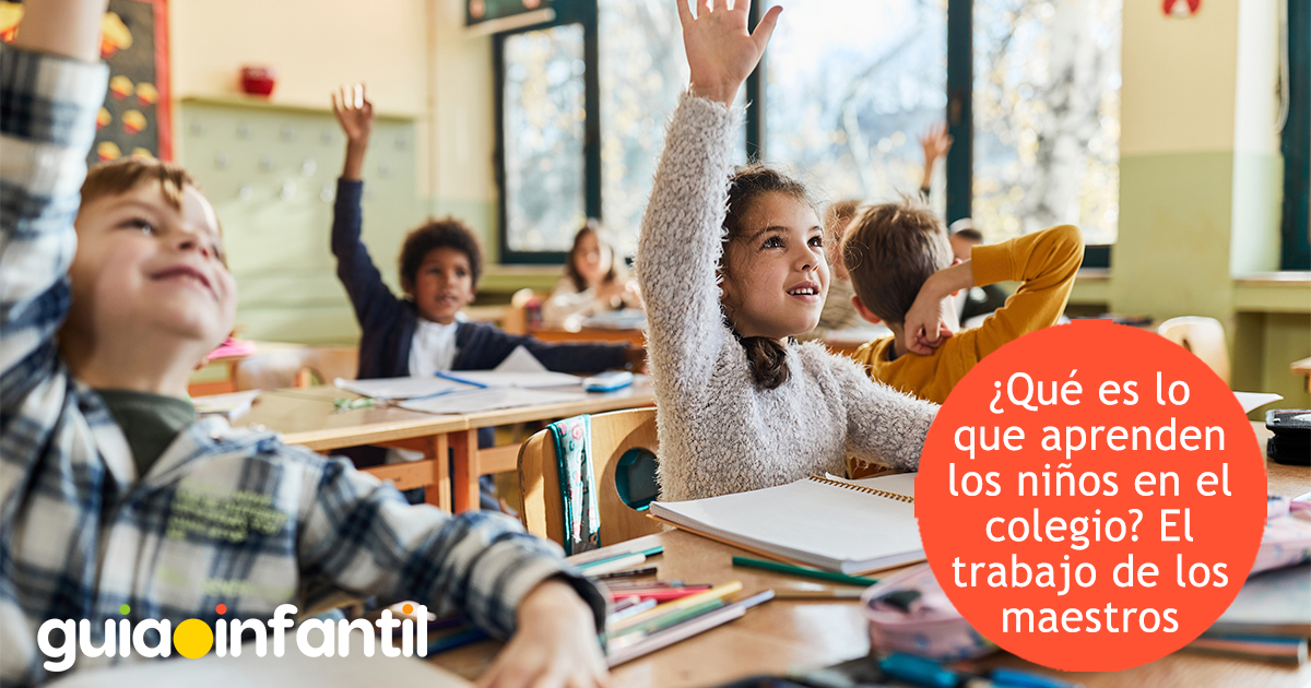 Aprendizajes en el colegio para los niños