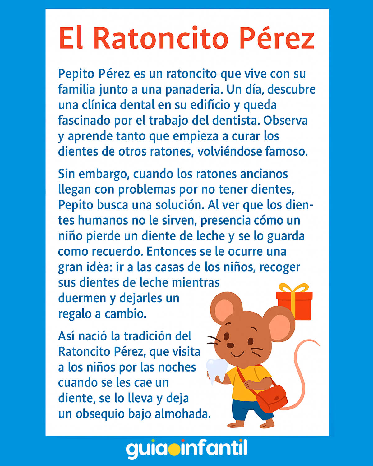cuento del ratón perez