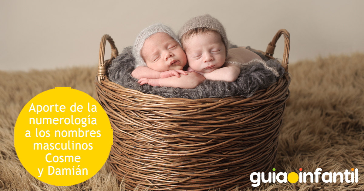 Numerología de los nombres Cosme y Damián para niños