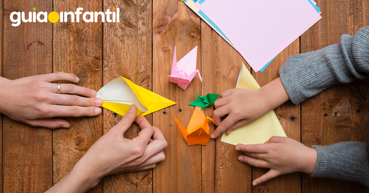 Hacer origami con los niños