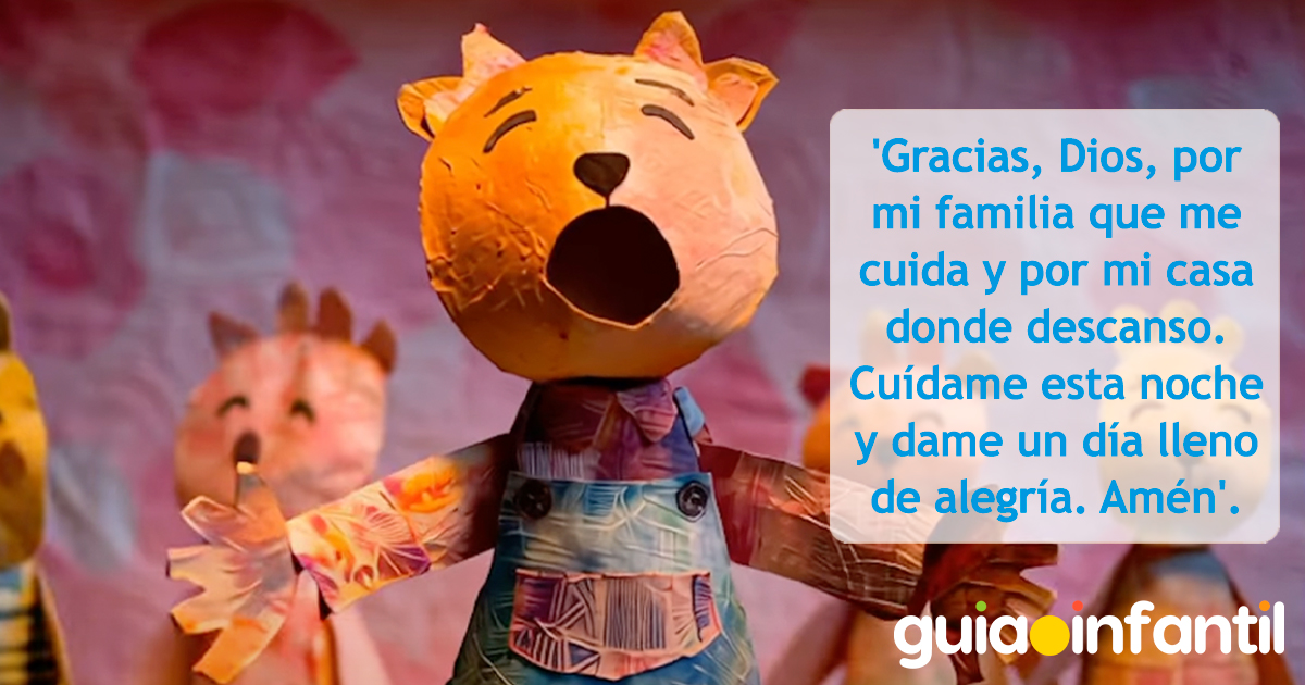 Oración de gratitud para niños