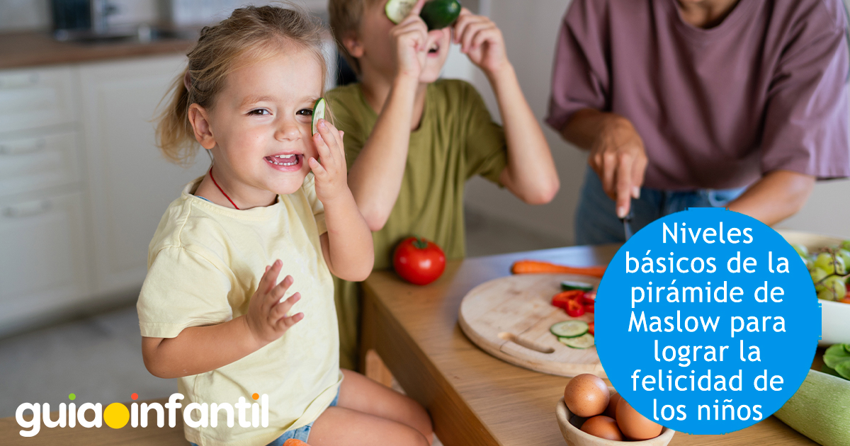 Niveles de la pirámide de Maslow para los niños