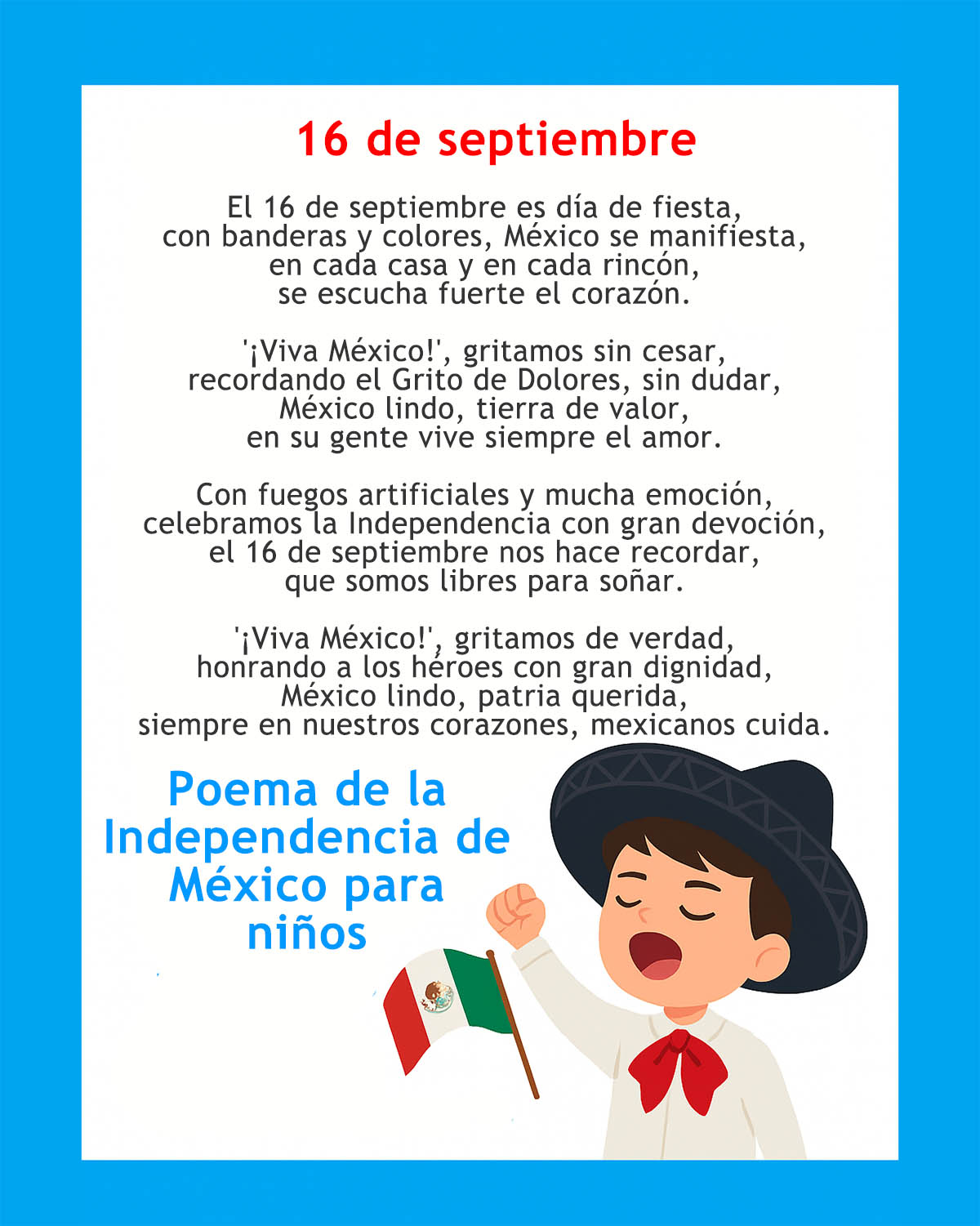 Poema de la independencia de mexico