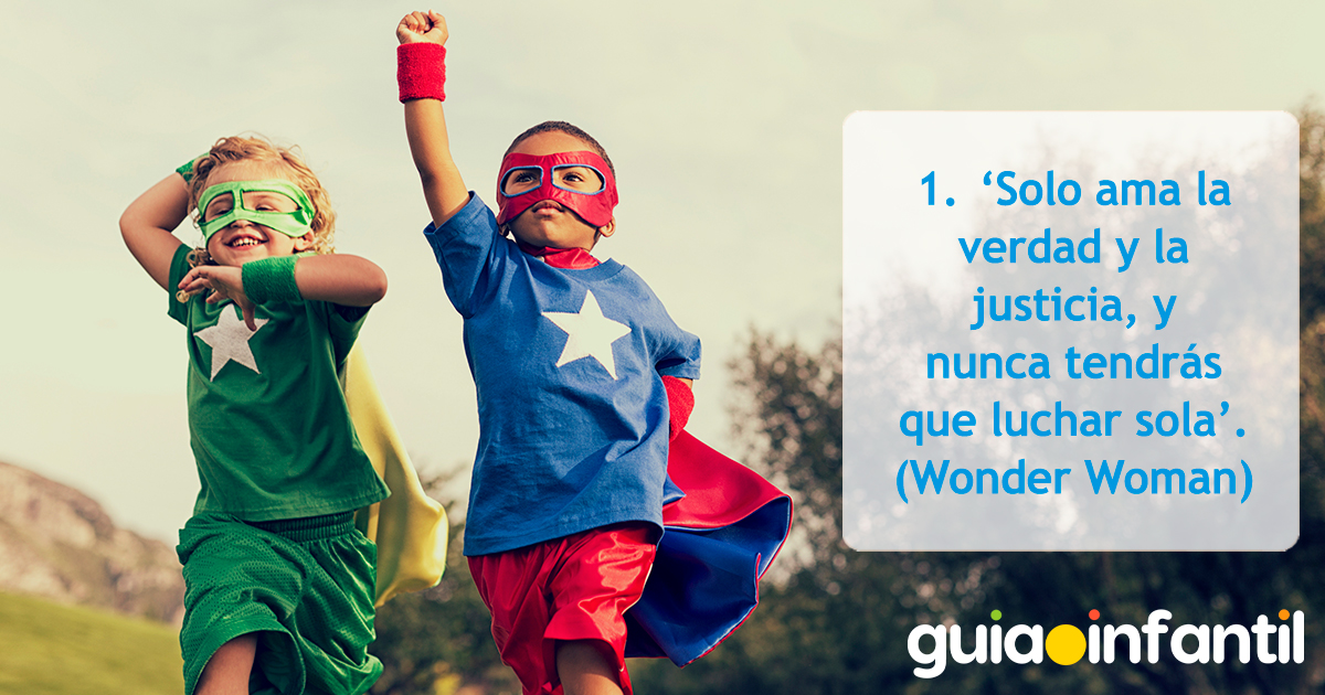 Frases de superhéroes que motivan a los niños