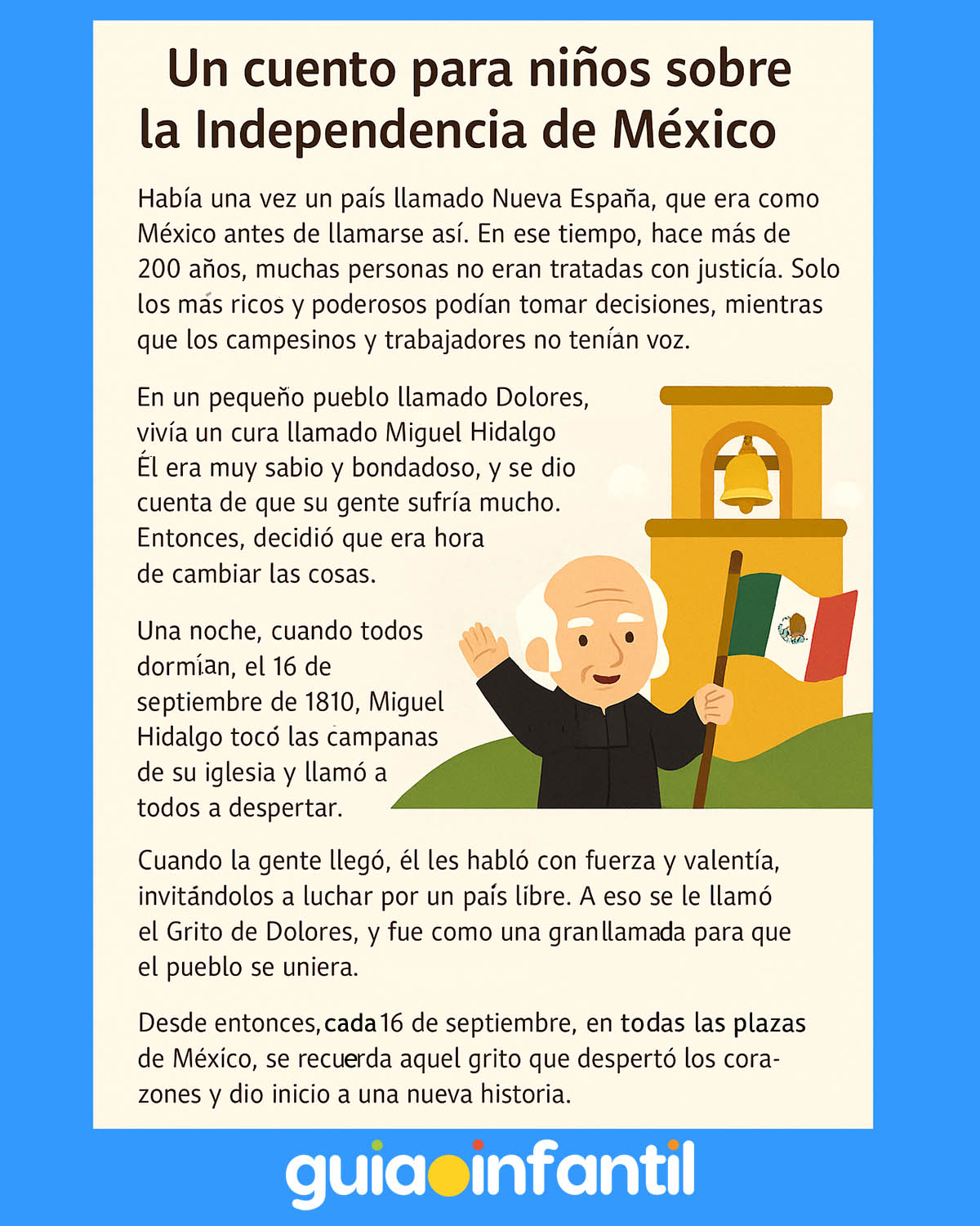 cuento de la independencia de mexico