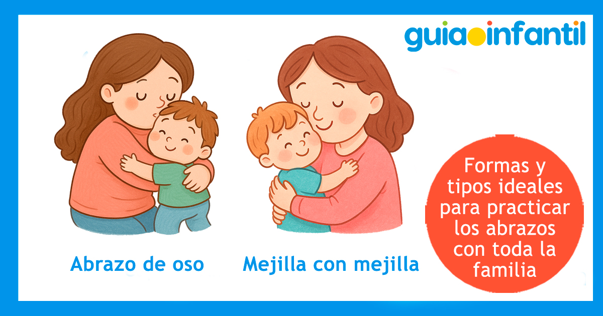 Tipos de abrazos para la familia
