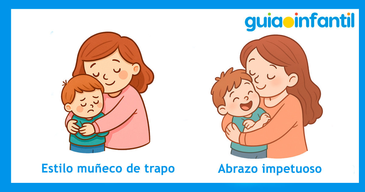 Abrazos para practicar con tu familia