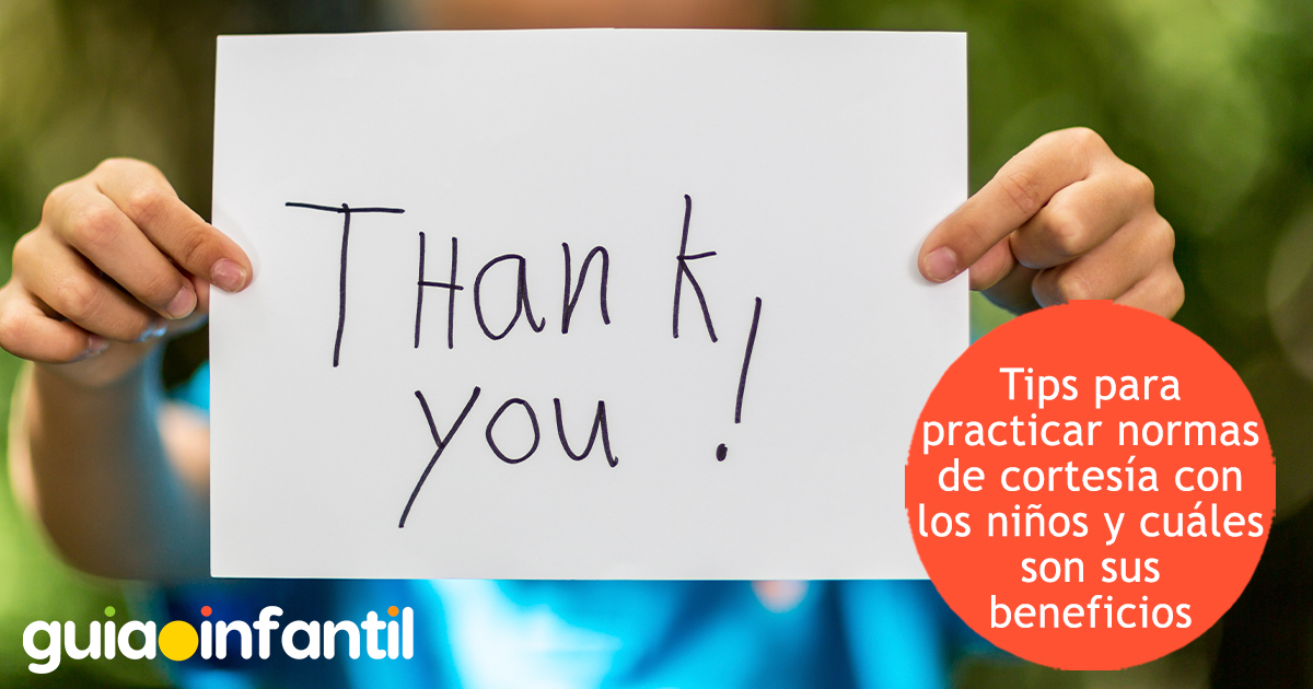 Normas de cortesía para los niños