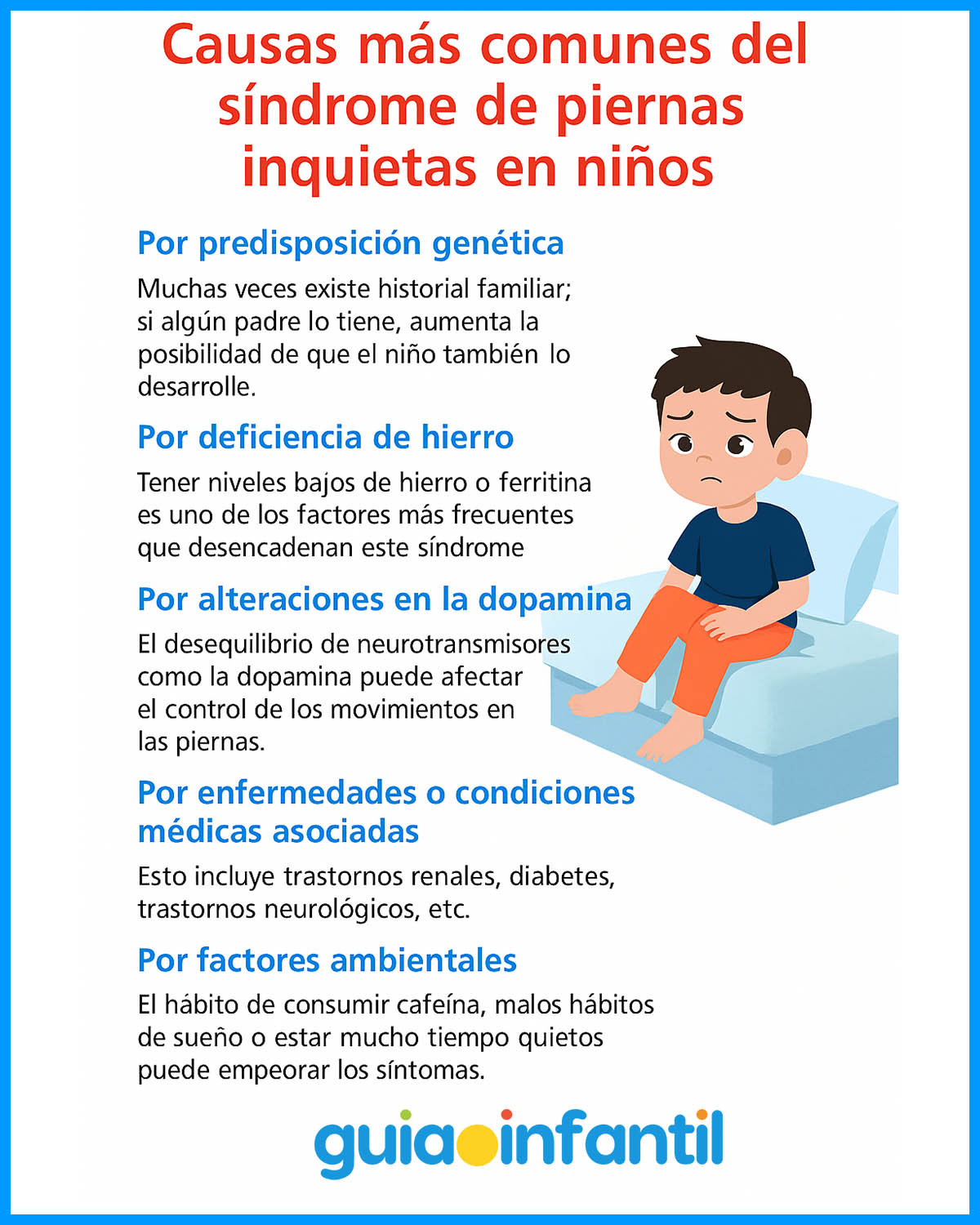 sindrome de piernas inquietas en niños