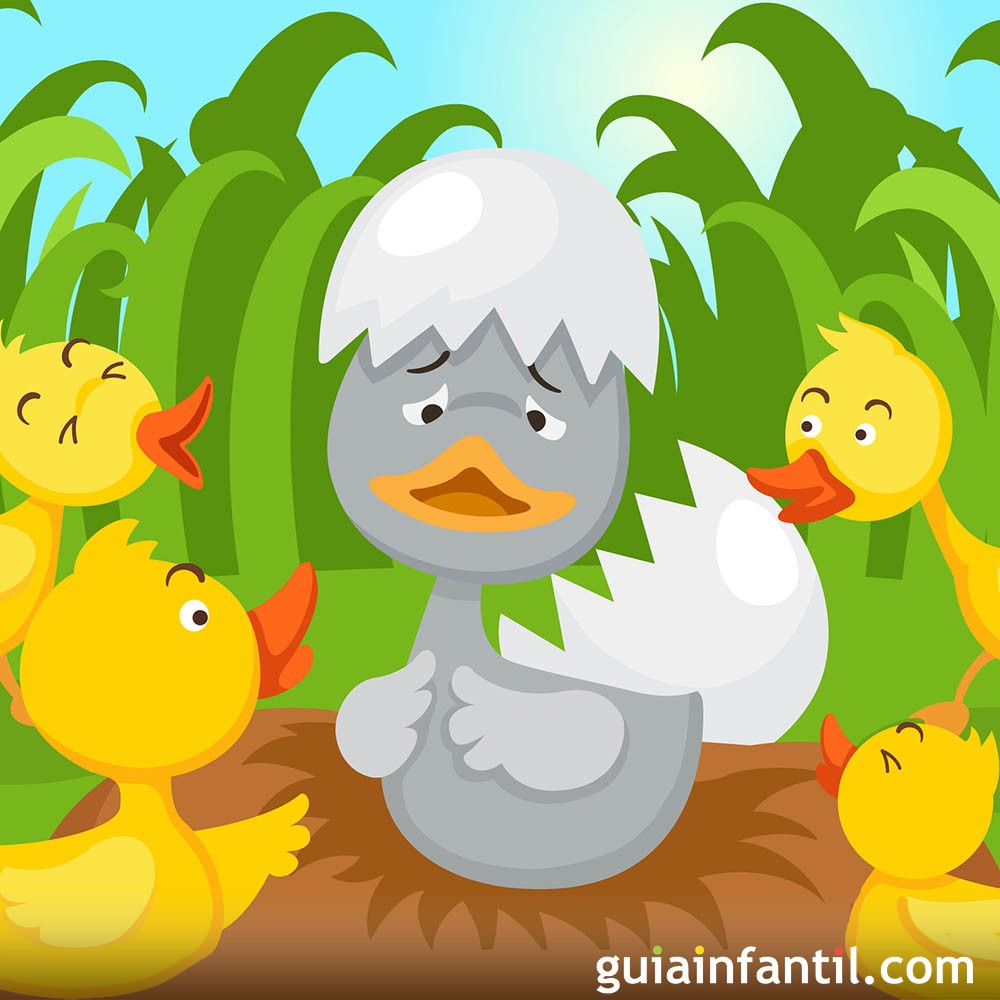 El patito feo - Cuento para niños sobre el respeto a la diversidad, image size:1000x1000
