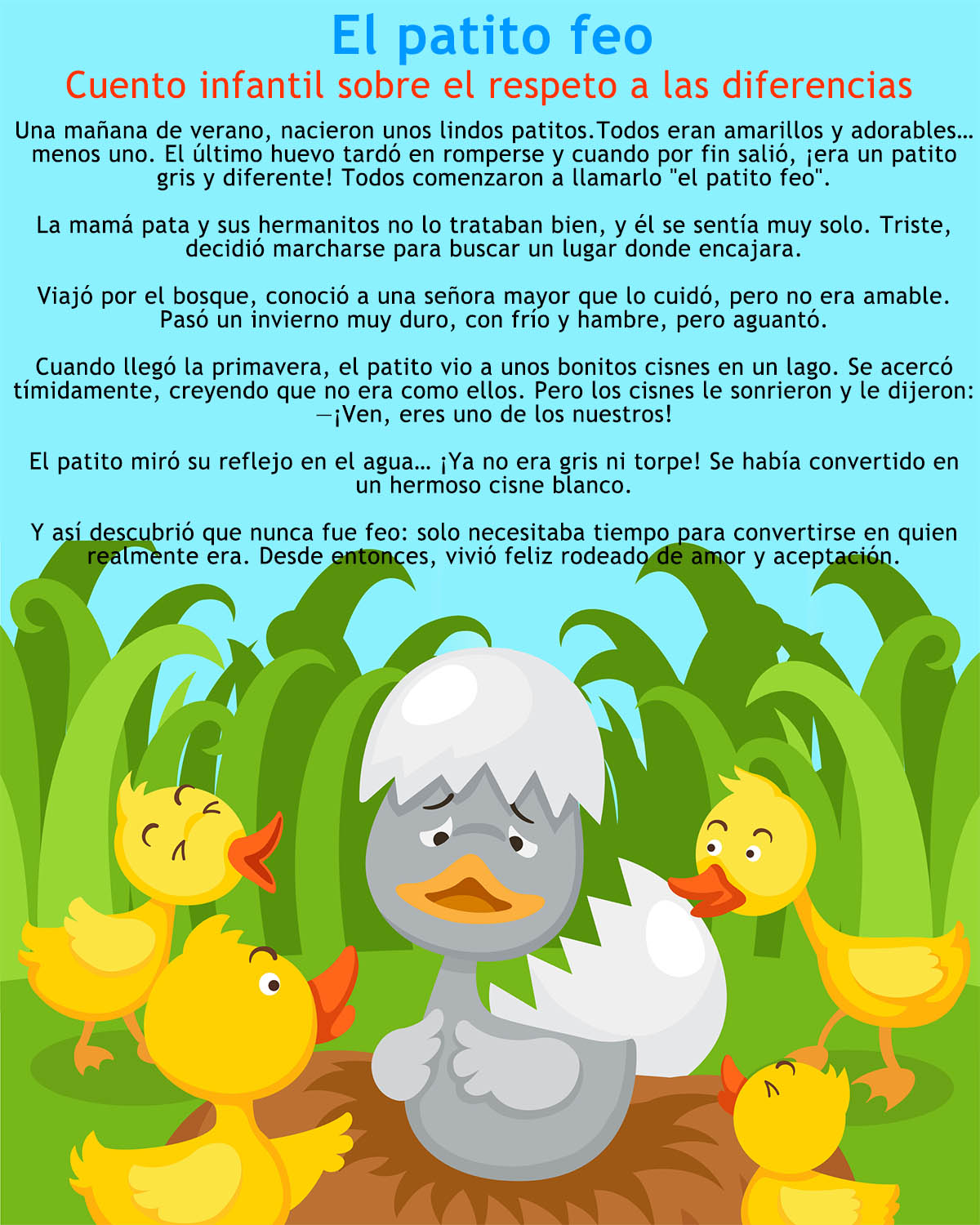 cuento del patito feo