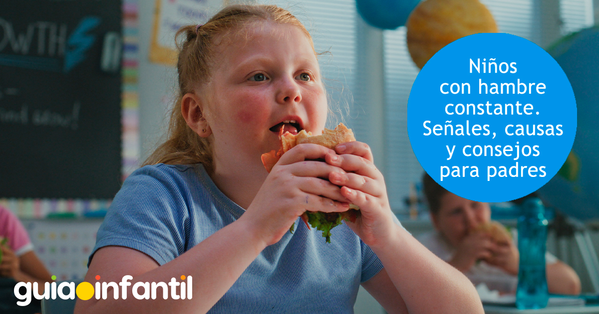 Niños con hambre constante