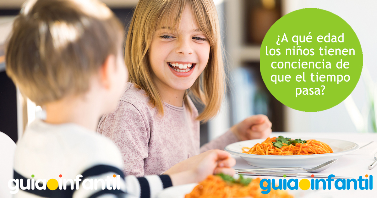 ¿Cuándo tienen conciencia los niños de que el tiempo pasa?