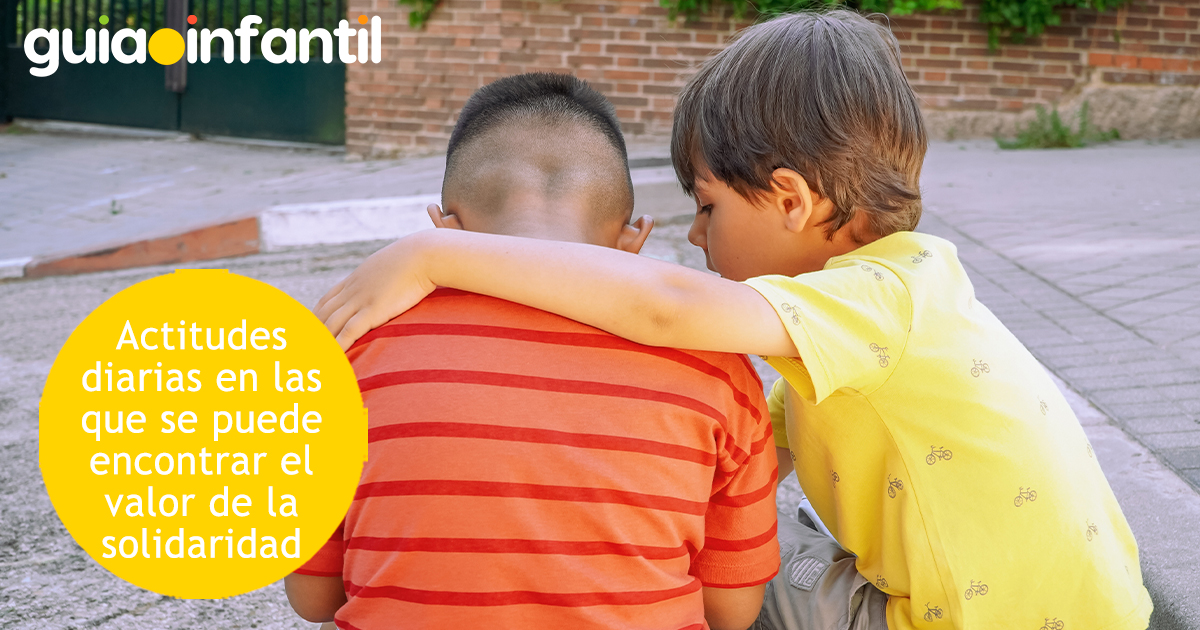 Actitudes diarias de solidaridad en niños
