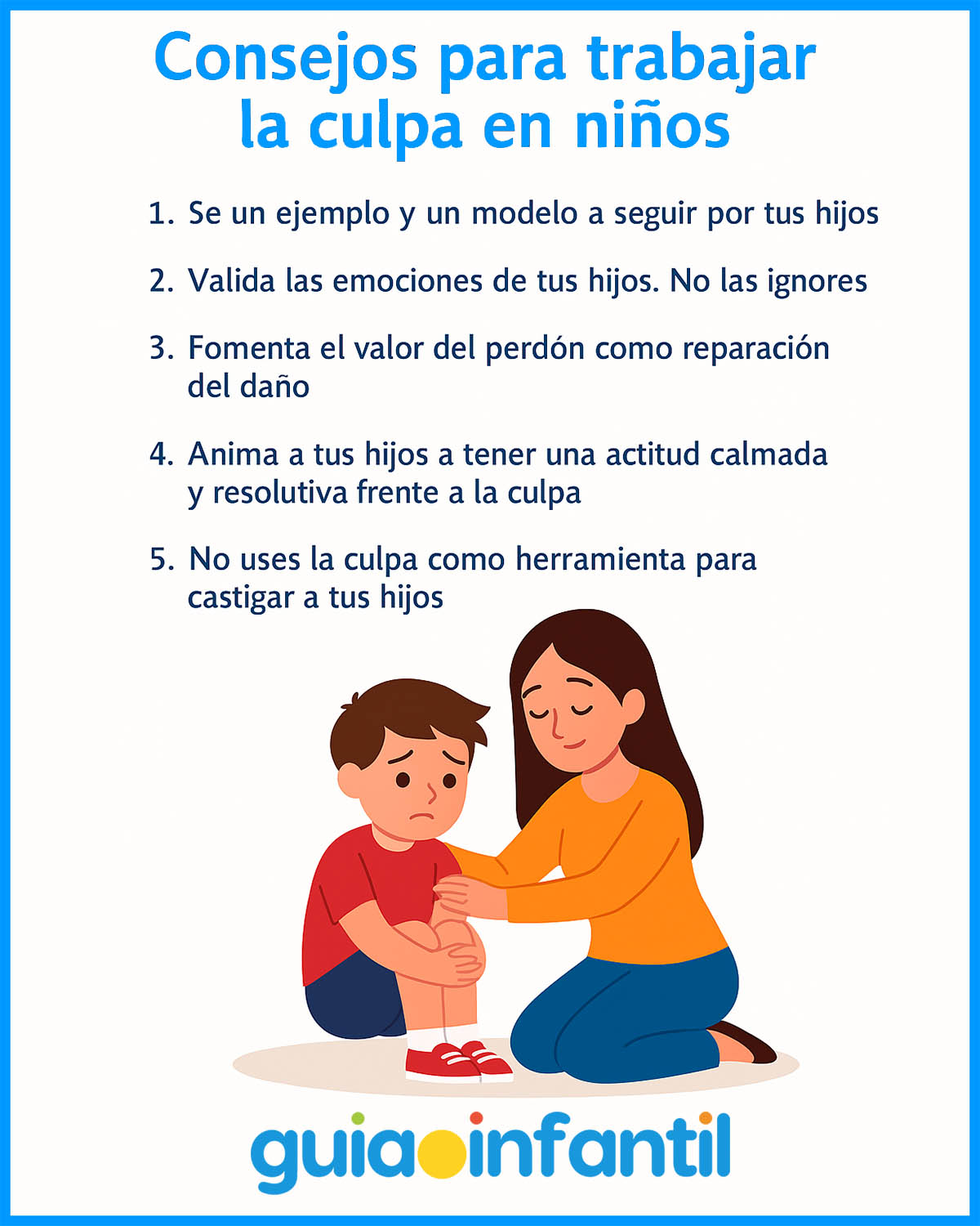 trabajar la culpa en niños
