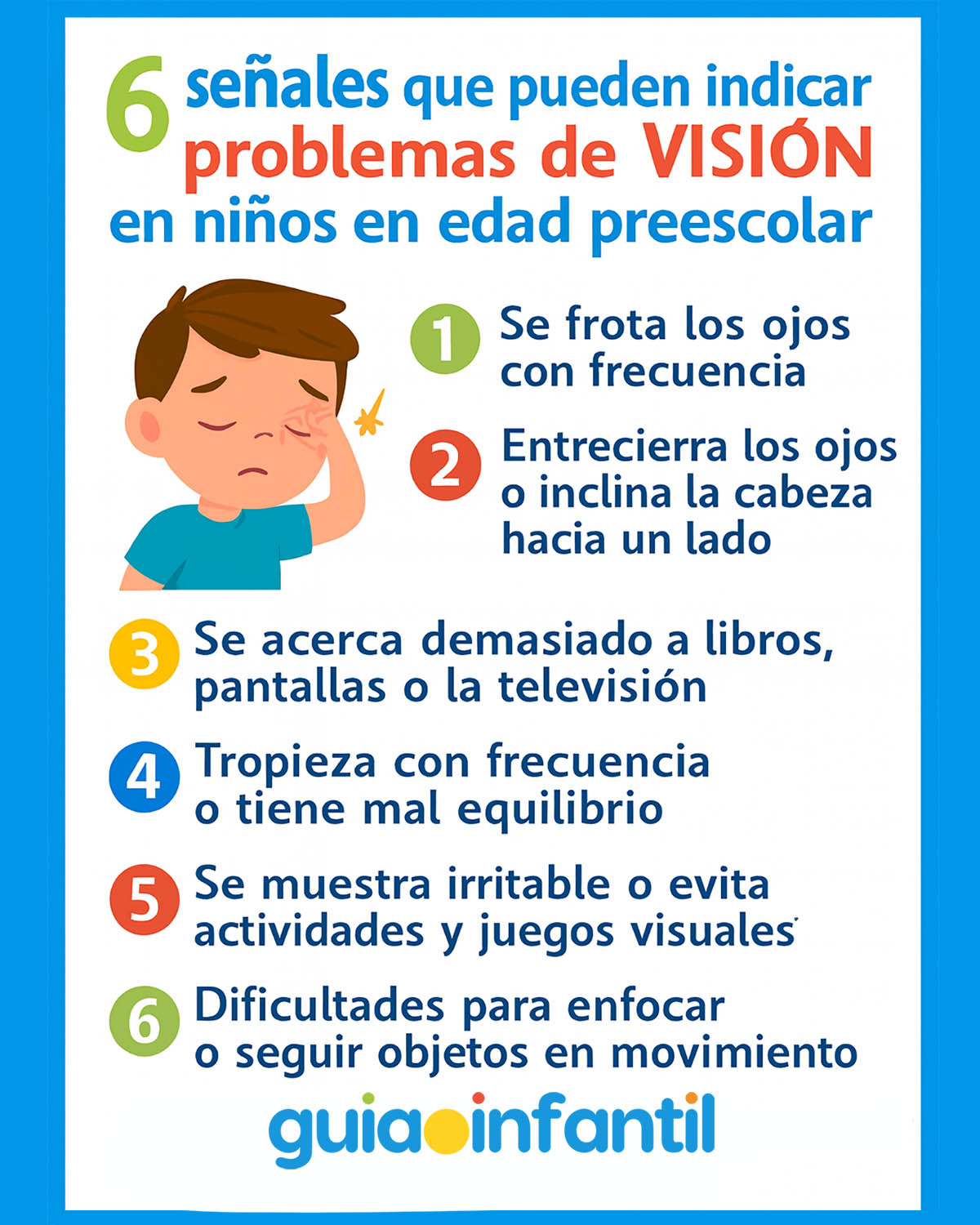 problemas de visión en niños