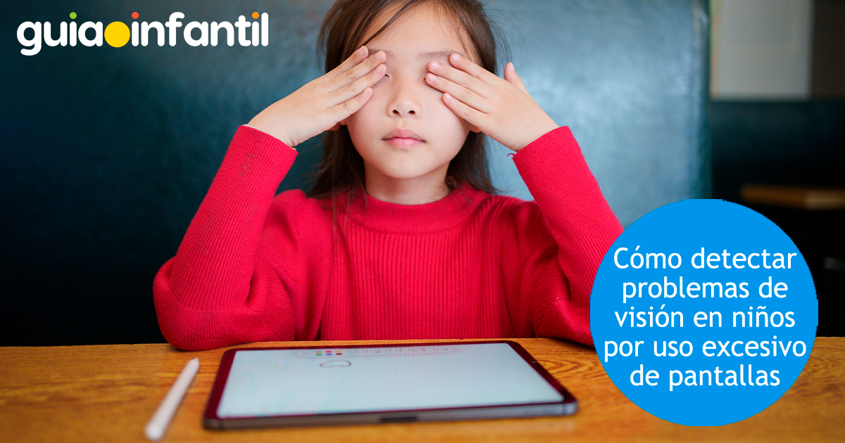 Problemas de visión por uso de pantallas en niños