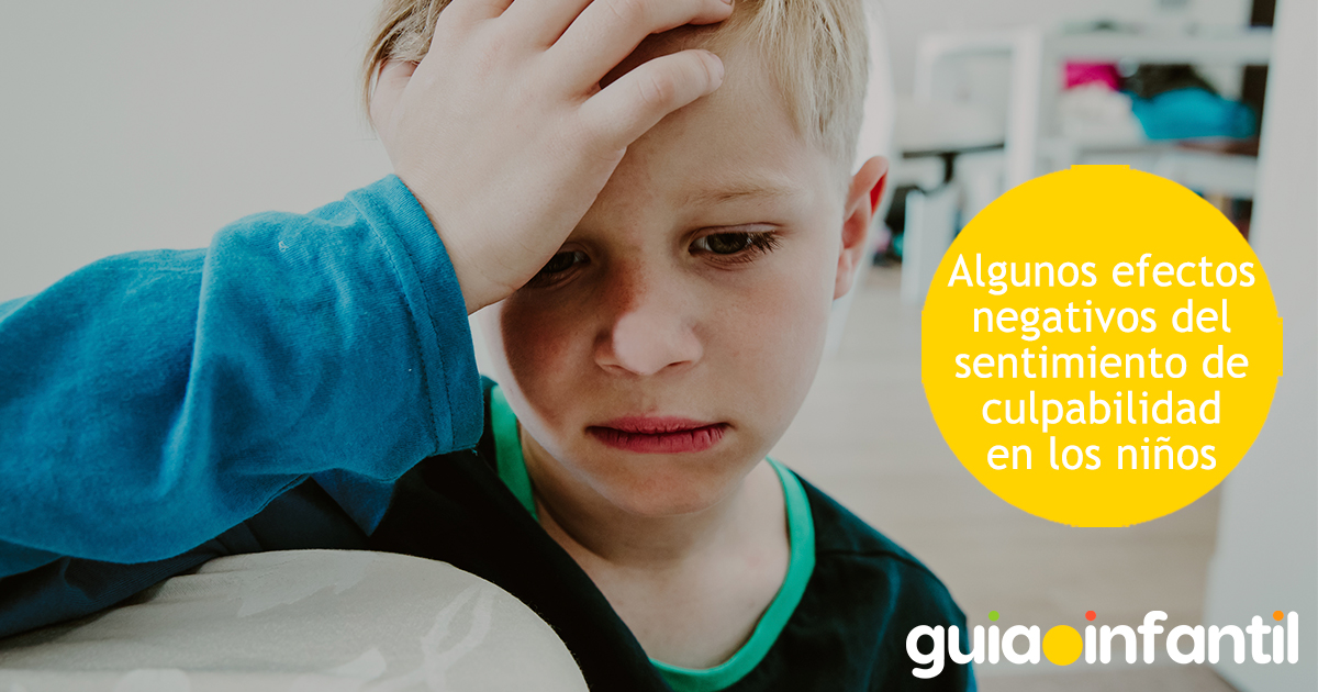 Efectos negativos del sentimiento de culpa en niños