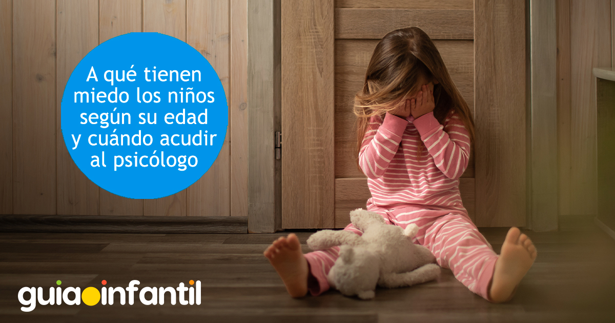 A qué tienen miedo los niños por edad