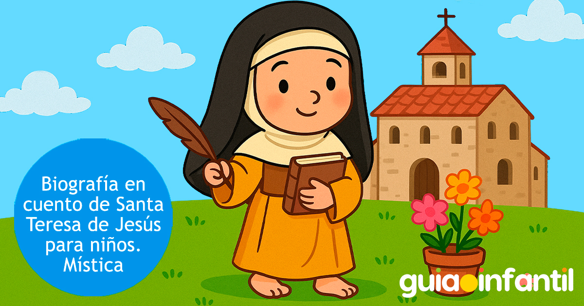 La vida de Santa Teresa para niños