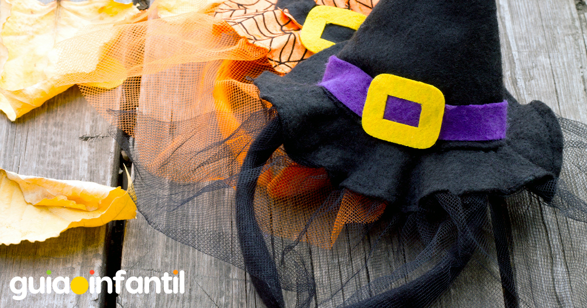 Gorro de bruja para niños