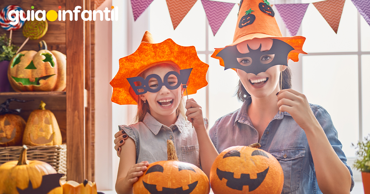 Antifaces de Halloween para niños