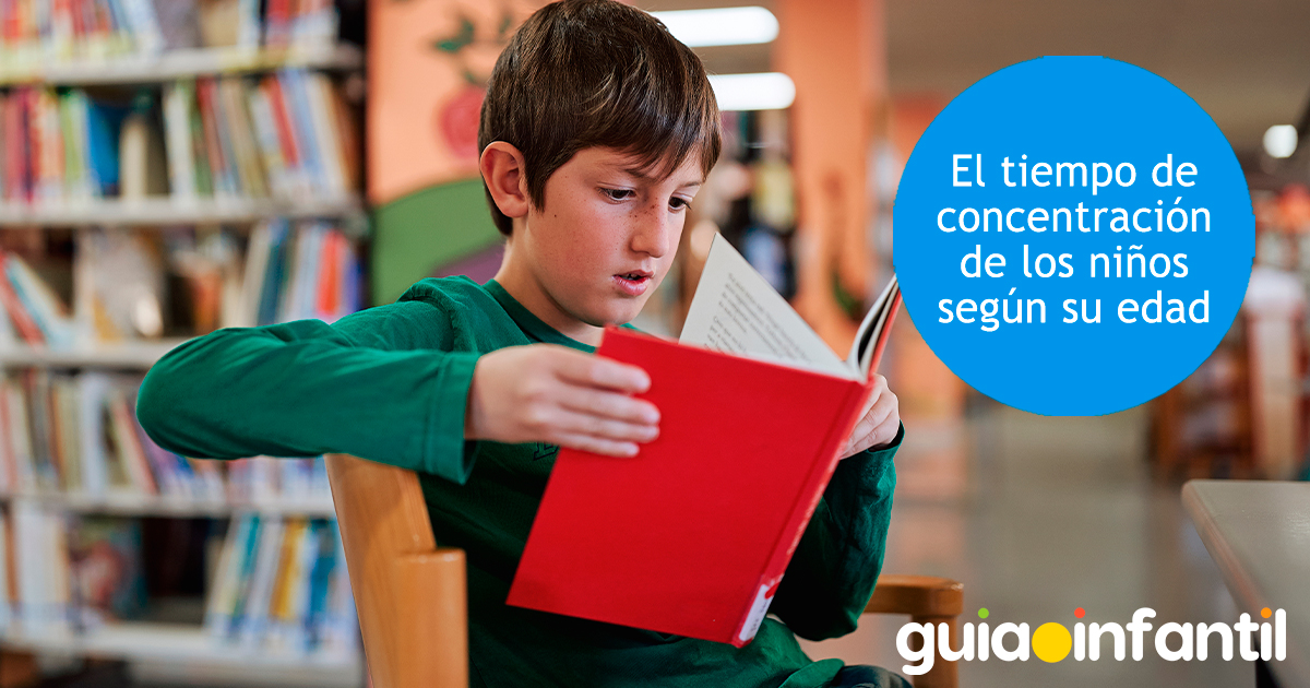 Tiempo de concentración en los niños