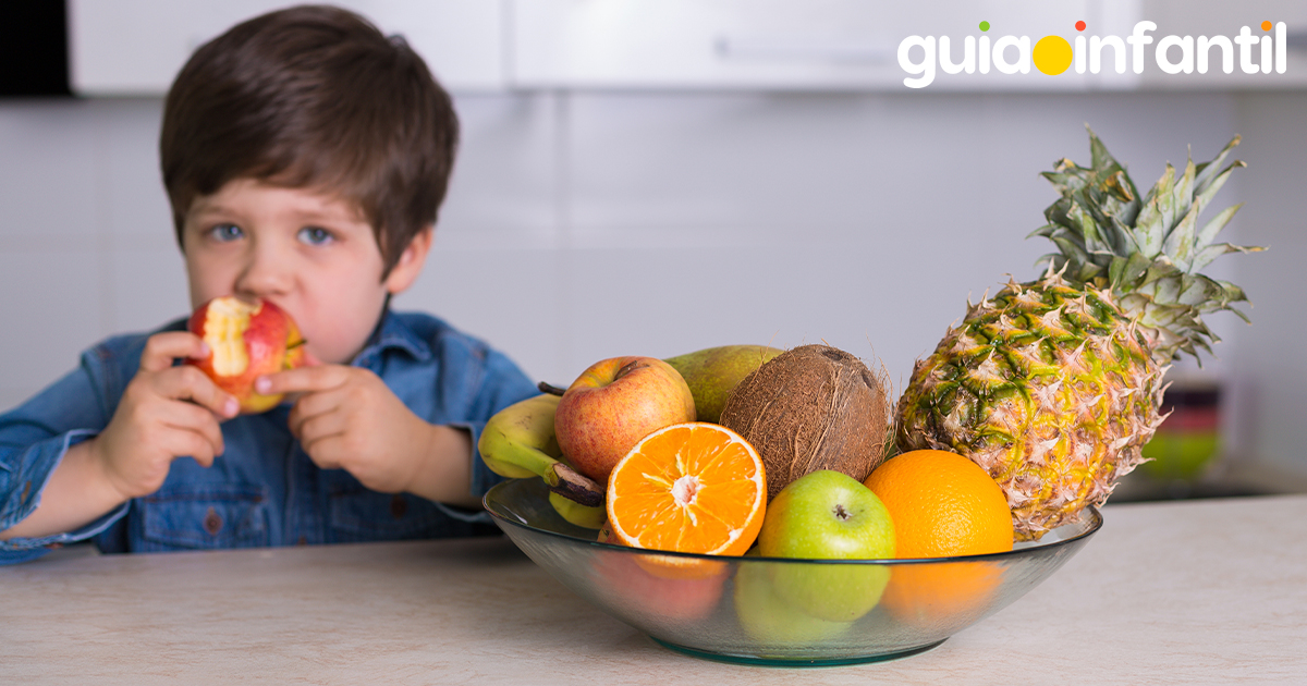 Frutas para la dieta de los niños