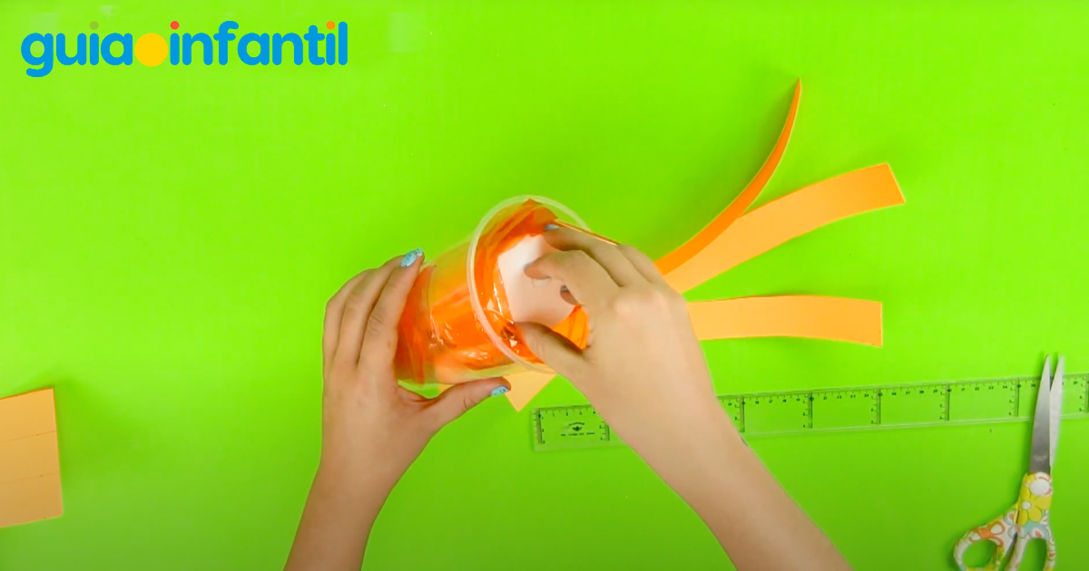 Lámpara calabaza para niños