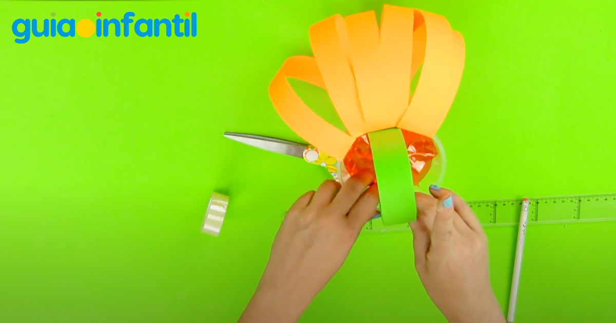 Cómo hacer una lámpara calabaza para niños