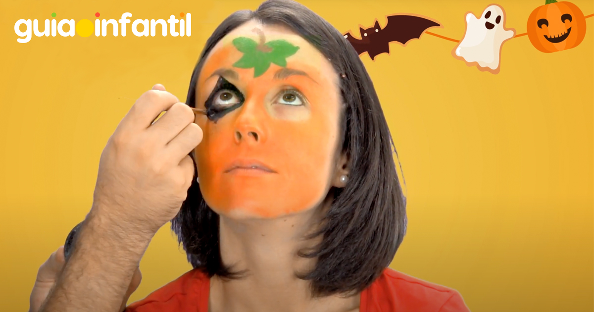 Maquilla a tu hijo de calabaza
