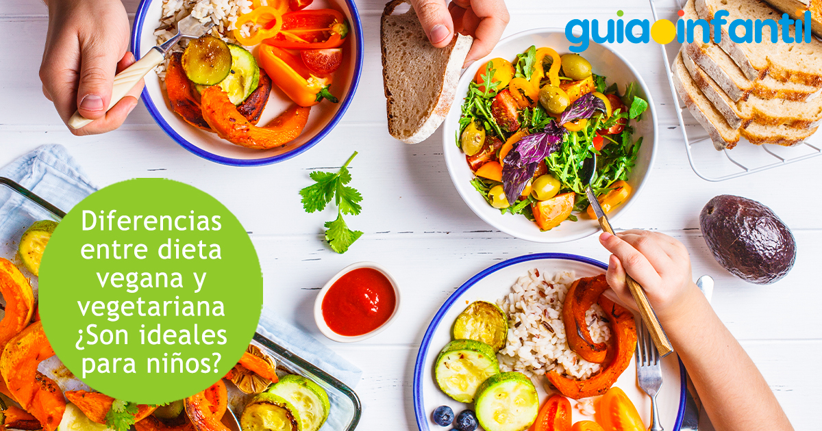 Dieta vegana o vegetariana para niños