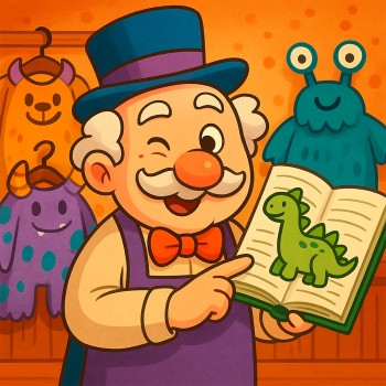 Cuento corto infantil sobre el valor de leer - El inventor de monstruos