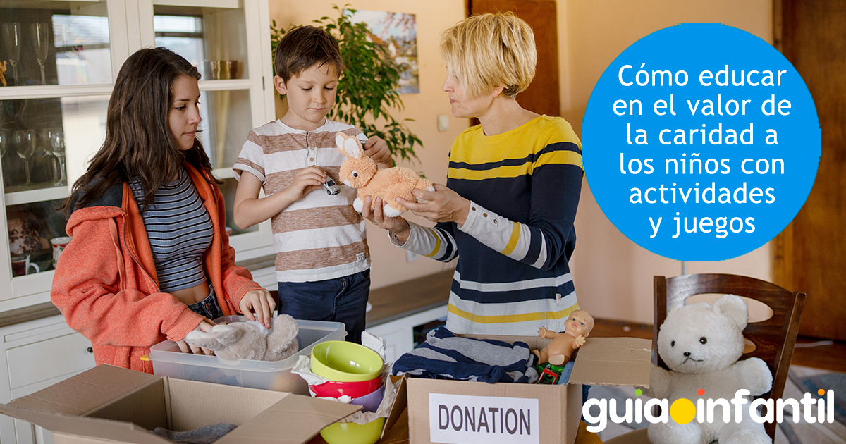 ¿Qué es la caridad para los niños?