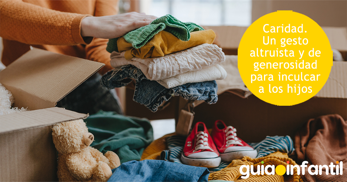 La caridad como gesto altruista para niños