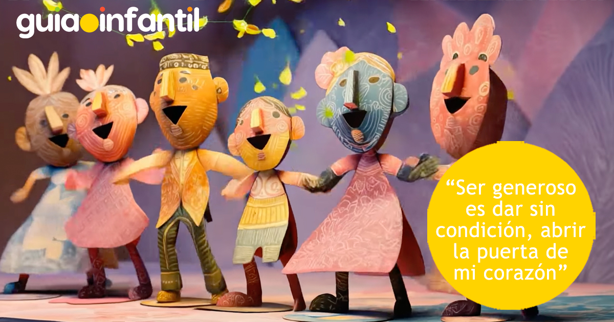 Canción para que los niños sean generosos