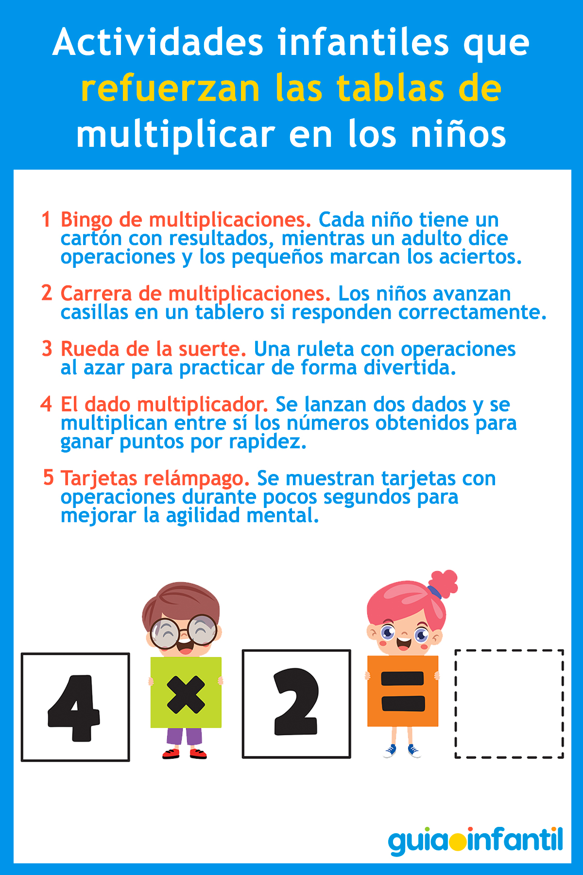 Actividades que refuerzan las matemáticas para niños