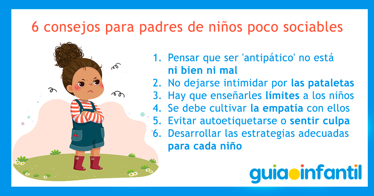 Consejos para padres de niños antipáticos
