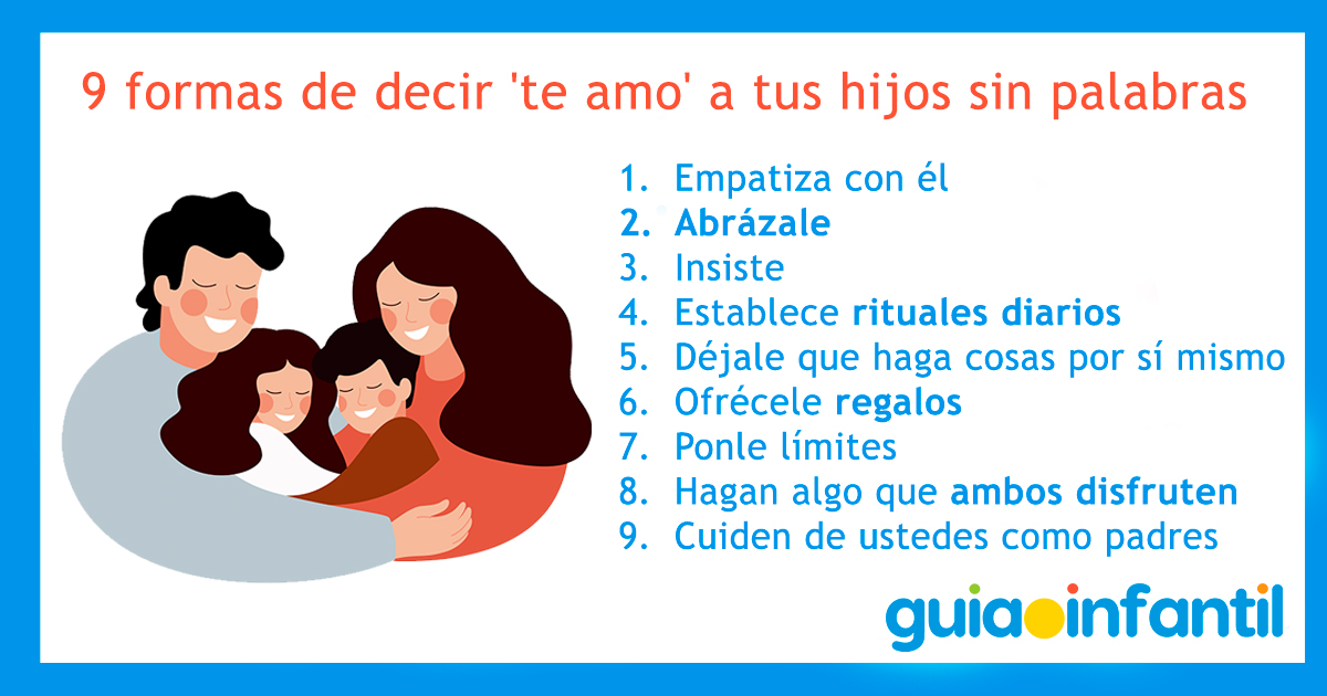 Formas de decir te quiero sin palabras