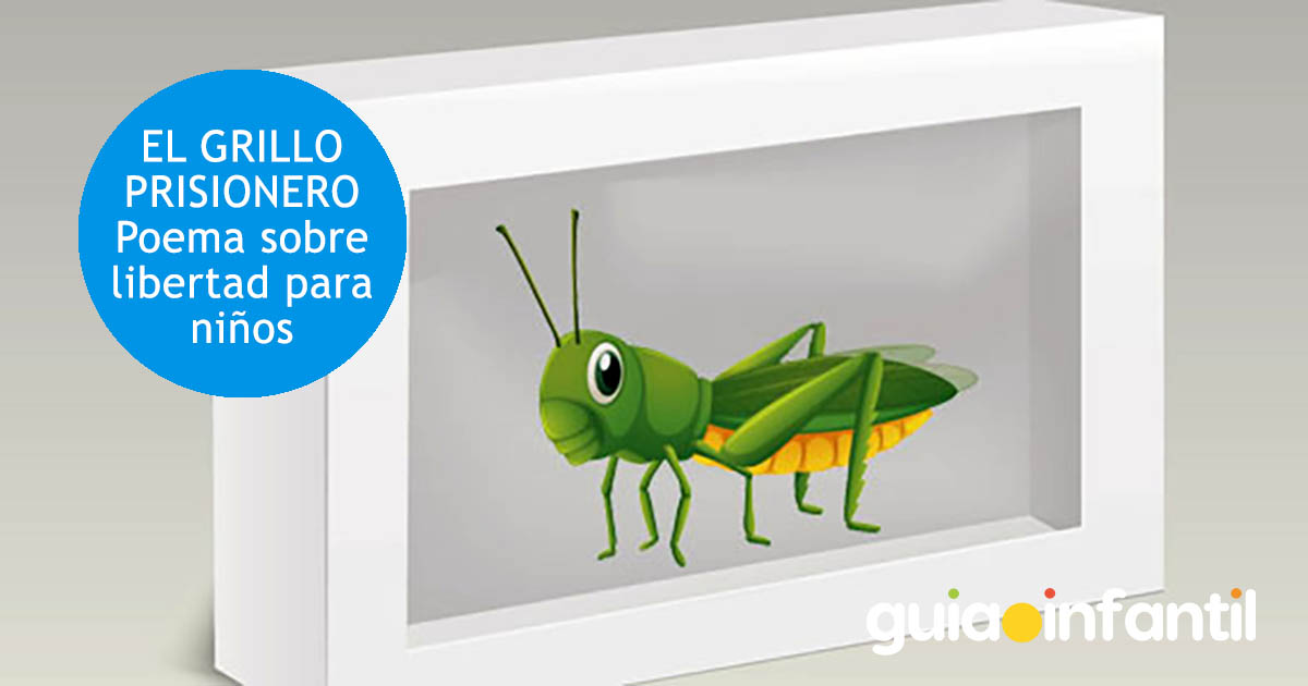 el grillo prisionero. poema para niños