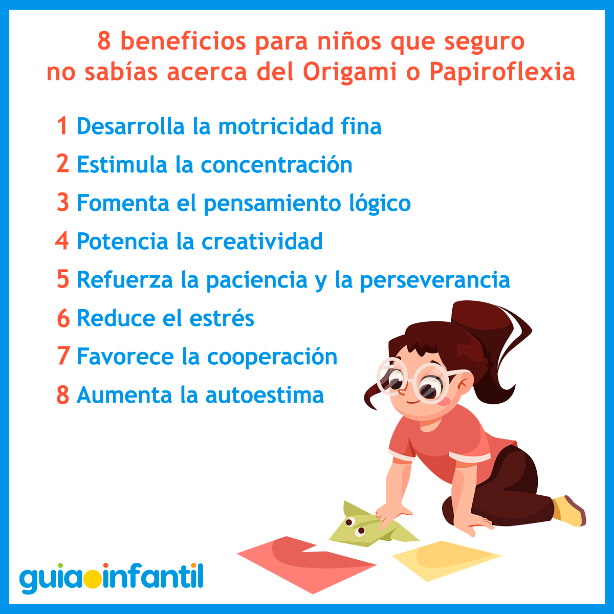 Beneficios de la Papiroflexia para niños