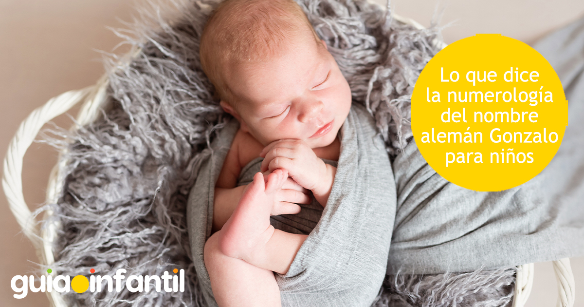 Numerología del nombre Gonzalo para niños