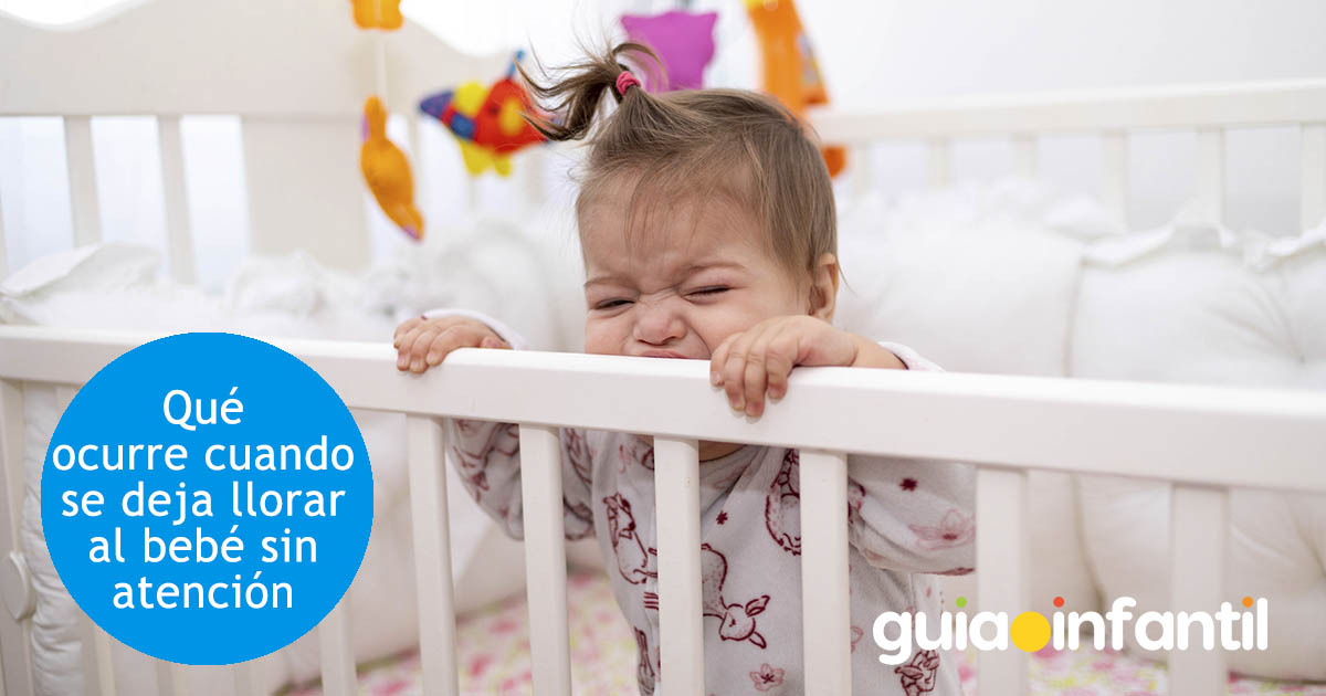error de dejar llorar al bebé