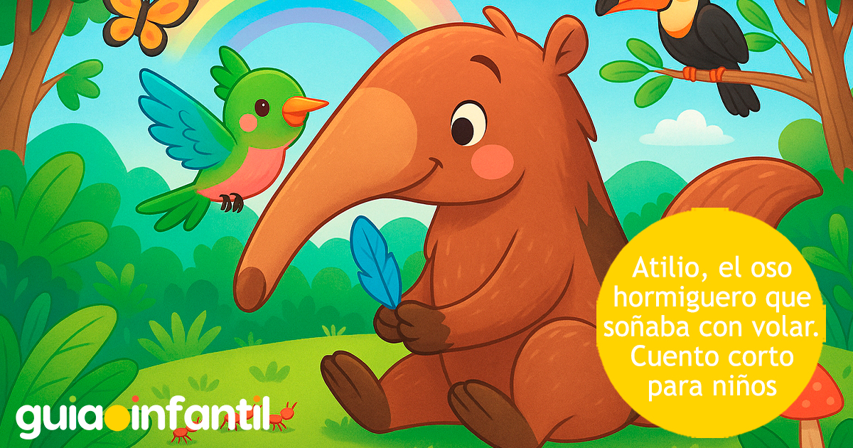 Cuento corto sobre el oso hormiguero