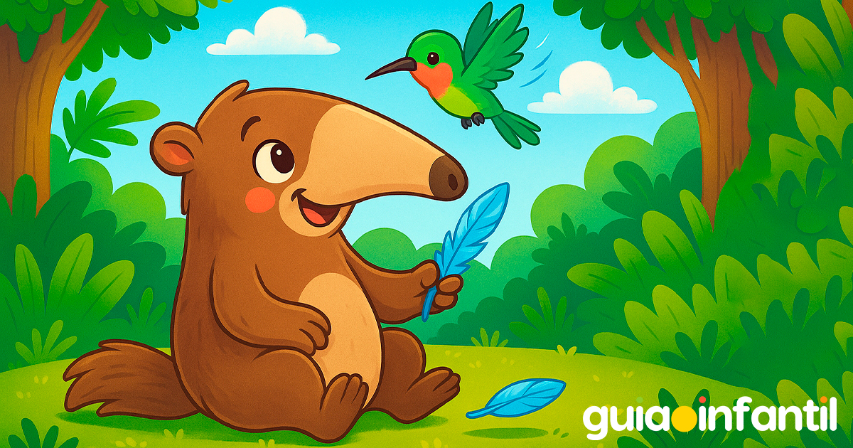 Cuento corto para niños sobre el oso hormiguero