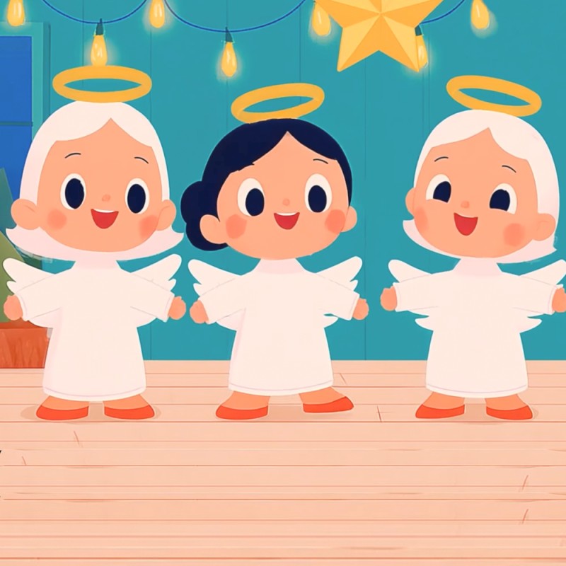 Canción de Arre Borriquito - Coro infantil de Navidad en vídeo